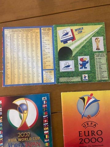 1998, 2000, 2002 Panini World Cup Stickers Édition originale, Nieuw