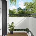 vidaXL Balkonscherm Wit 100 x 300 cm Oxford Stof, Tuin en Terras, Verzenden, Nieuw