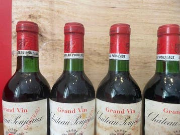 1975 Château Poujeaux - Moulis en Médoc - 6 Demi bouteille