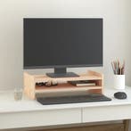 vidaXL Monitorstandaard 50x27x15 cm massief grenenhout, Computers en Software, Verzenden, Nieuw