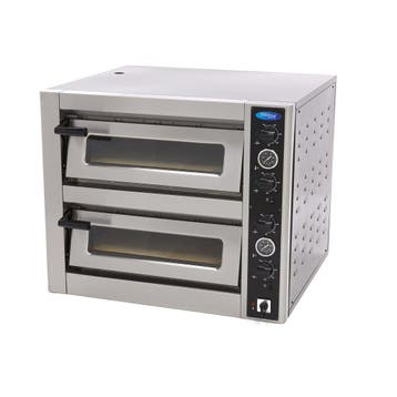 Pizza Oven | 2 Deuren | 2 Compartimenten | 50–500°C | 10kW, Verzenden, Nieuw in verpakking