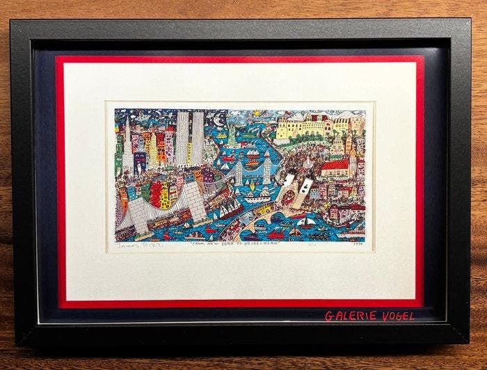 James Rizzi (1950-2011) - From New York to Heidelberg, Antiek en Kunst, Kunst | Designobjecten