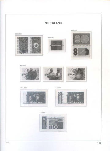 Nederland 2000/2014 - Twee lege Luxe Davo-albums Nederland