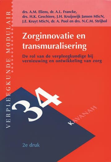 Zorginnovatie en transmuralisering / Verpleegkunde modulair, Verzenden, Zo goed als nieuw, A.M. Eliens