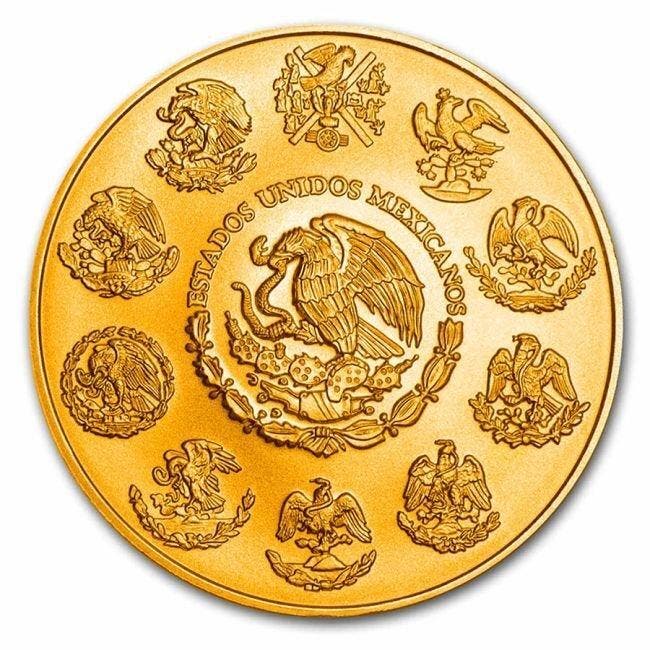 Mexico. 1 Onza 2024 1 oz Mexican Libertad Aztec Jaguar 24k, Postzegels en Munten, Edelmetalen en Baren