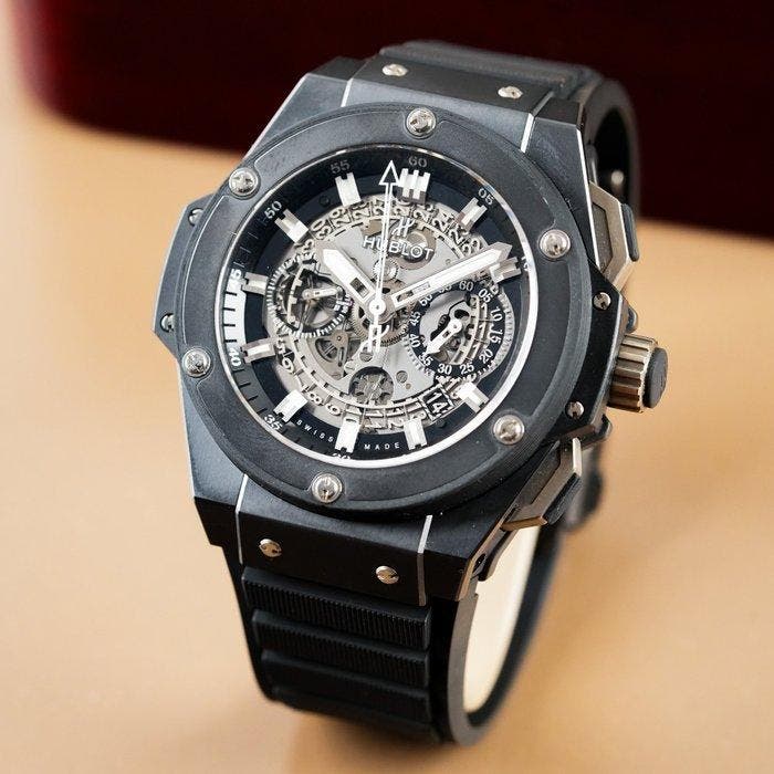 Hublot - Big Bang King Power Unico Black Magic -, Bijoux, Sacs & Beauté, Montres | Hommes