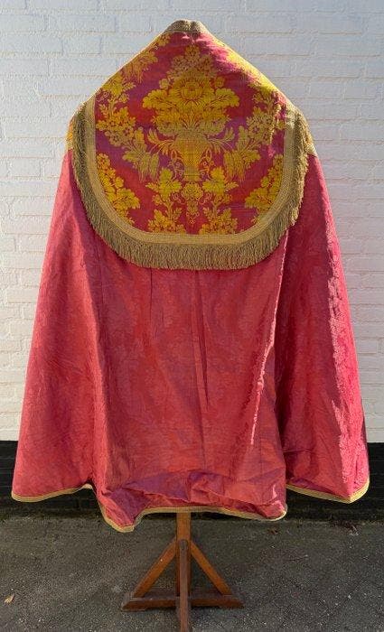 Piviale, Pluviale, Koormantel, Vespermantel - Stof, lint,, Antiek en Kunst, Kunst | Niet-Westerse kunst