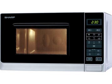 Sharp R-242 INW - Solo Magnetron - 800W - 20L - Wit, Elektronische apparatuur, Microgolfovens, Verzenden, Zo goed als nieuw
