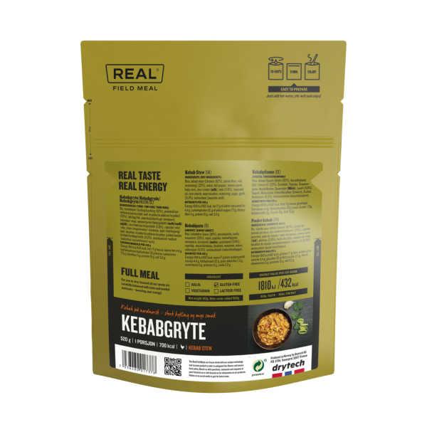 Kebab stoofpot - 705 kcal - Real Field Meal, Divers, Produits alimentaires, Envoi