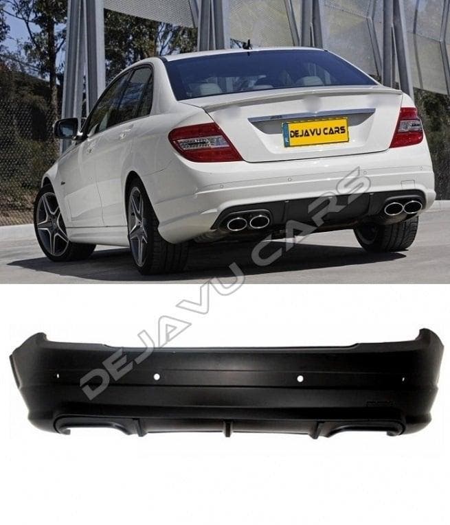 C63 AMG Look Achterbumper voor Mercedes Benz C-Klasse W204, Autos : Divers, Tuning & Styling, Enlèvement ou Envoi