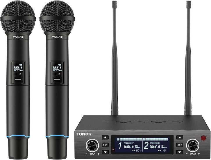 TW750 UHF Microfoonset | OP = OP | Full metal bouw, Muziek en Instrumenten, Microfoons, Draadloos, Nieuw, Overige typen, Verzenden