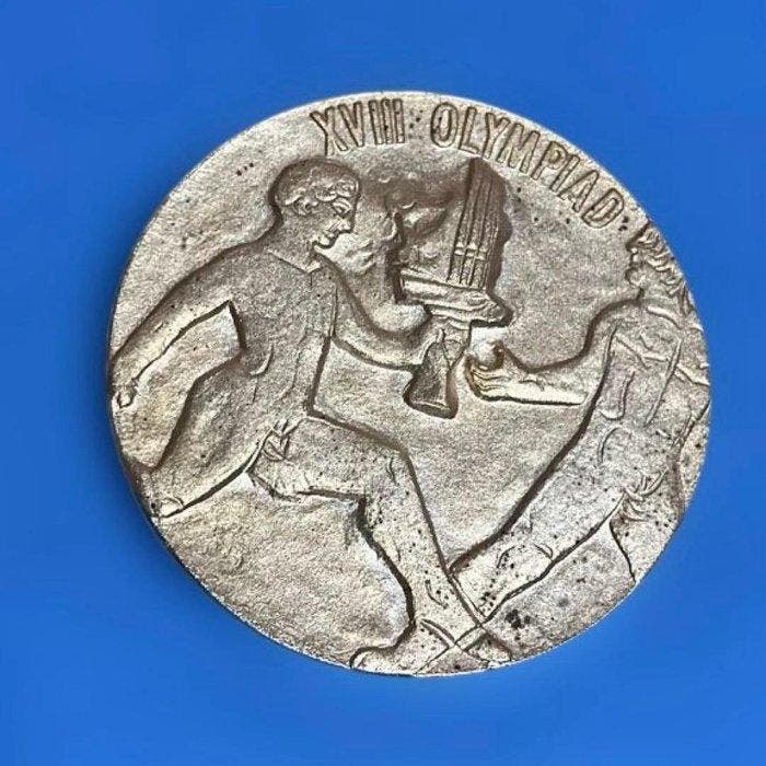 1964 Tokio Olympische Spelen Herdenkingsmedaille — Japan, Verzamelen, Overige Verzamelen