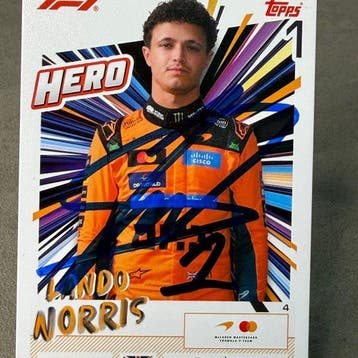 Mclaren - Topps 4 Hero Norris Signed Car - Lando Norris -, Nieuw