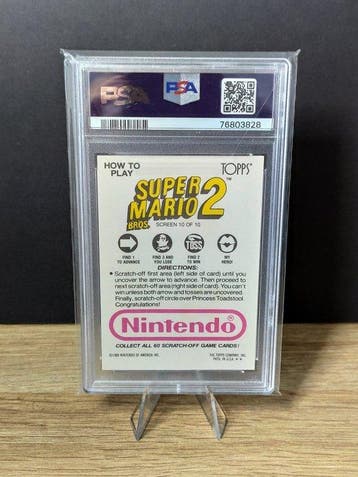 1989 Topps Nintendo Scrath-off - Super Mario Bros 2 #10 -, Nieuw