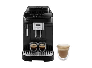 De Longhi - Volautomatische espressomachine - Zwart, Verzenden, Nieuw, Gemalen koffie