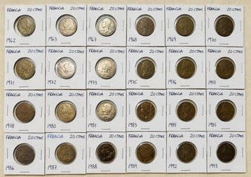Frankrijk, Chili, Mexico, Canada, Spanje. Spanish 100, Timbres & Monnaies, Monnaies | Europe | Monnaies non-euro