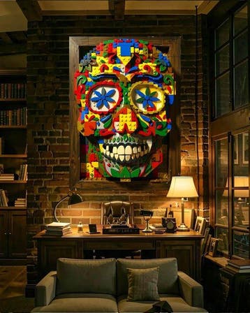 Jacob Hitt - XXL Lego Calavera w/COA, Nieuw