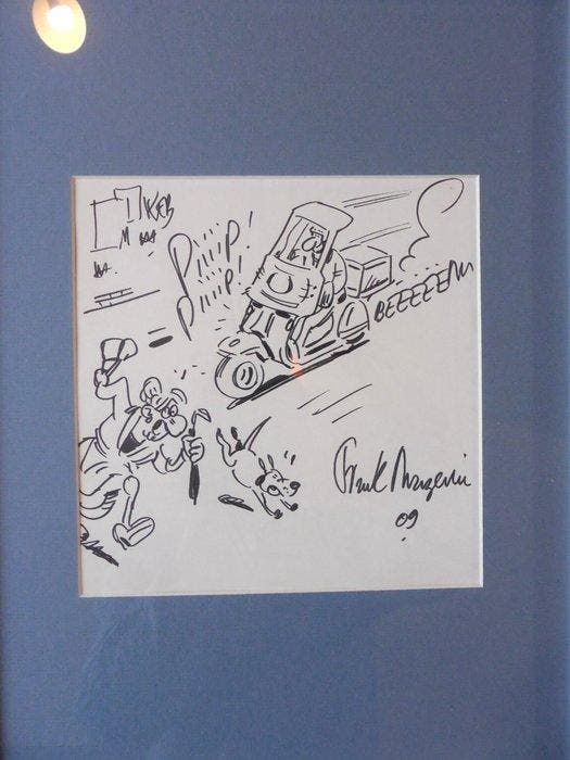 Margerin, Frank - 1 Original drawing - Momo le coursier -, Livres, BD