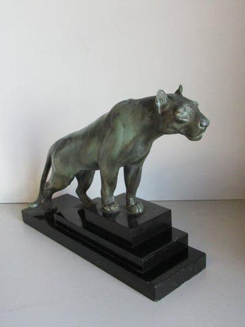 Max le Verrier - le verrier - Sculpture, jungle - 26 cm - En
