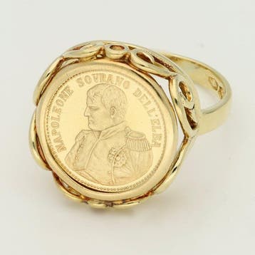 Ring - 18 karaat Geel goud, Nieuw