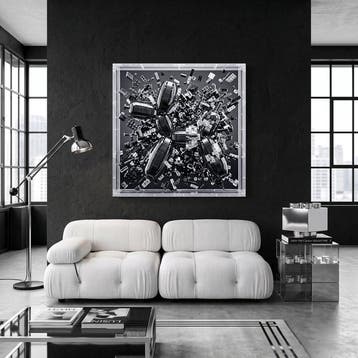 Artxlife - Lego Black&Silver Jeff Koons Balloon Dog, Nieuw