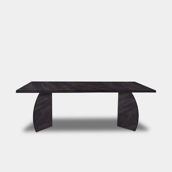 Tafel Boomstam Eikenhout  Set Driehoek  180x90, Maison & Meubles, Tables | Tables à manger