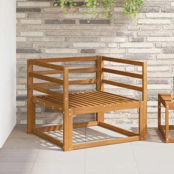 vidaXL Buiten Midden Sofa Naturel, Verzenden