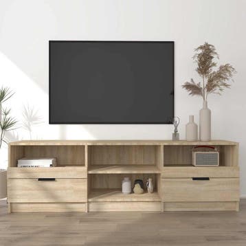 vidaXL Tv-meubel 150x33,5x45 cm bewerkt hout sonoma, Verzenden, Nieuw