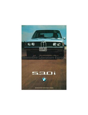1974 BMW 5 SERIE BROCHURE ENGELS (USA), Nieuw