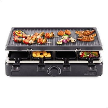 2dekans | Studio Linea SLGRILL30BK Gourmetstel - 8 Personen, Ophalen of Verzenden