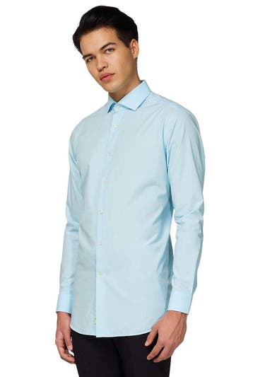 Lichtblauw Overhemd Heren OppoSuits, Verzenden, Nieuw