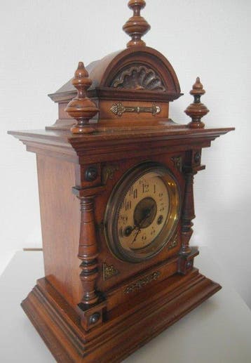 Tafelklok Neoclassicisme - Mahonie - 1920-1930
