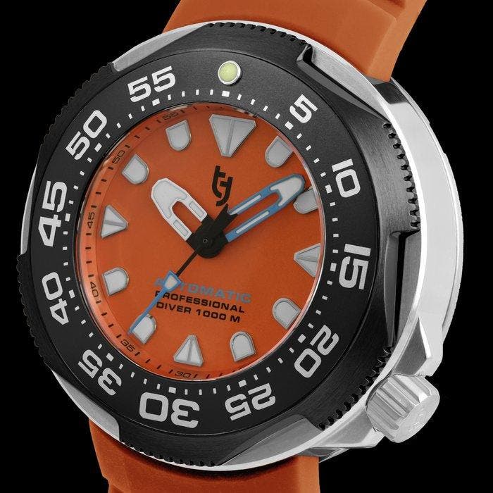 Tecnotempo - Divers 1000M Professional Diver - Automatic, Handtassen en Accessoires, Horloges | Heren