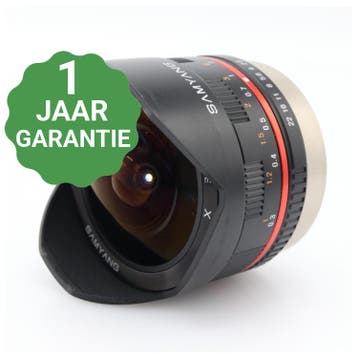 Samyang 8mm F/2.8 UMC Fish-Eye Fujifilm X | Tweedehands, Verzenden, Zo goed als nieuw