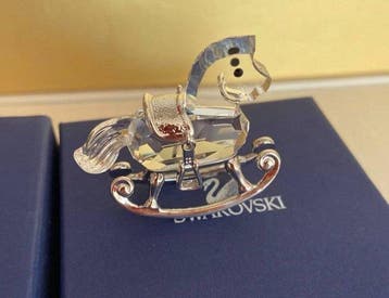 Swarovski - Figure - Rocking Horse, Silver - 626866 - Box -