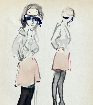 Kees Van Dongen (1877-1968) - Le mannequin aux grands yeux, Antiek en Kunst