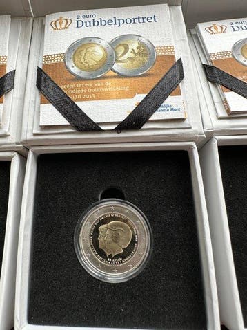 Nederland. 2 Euro 2013 Dubbelportret (6 stuks) Proof