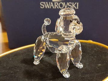 Swarovski - Beeldje - Poodle standing - 167571 - Kristal