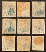België 1849 - Leopold 1 : Epaulet 2 - 20 centimes Blauw :, Postzegels en Munten, Postzegels | Europa | België, Gestempeld