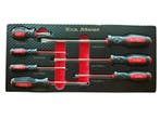 TM 7 delig schroevendraaierset foam carbon look inlay, Verzenden, Nieuw