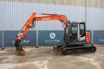 Veiling: Rupsgraafmachine Hitachi ZX85US-3 Diesel 39kW 2010, Ophalen