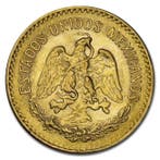 Mexico. 1920 Mexican 5 Pesos Hidalgo Gold Coin