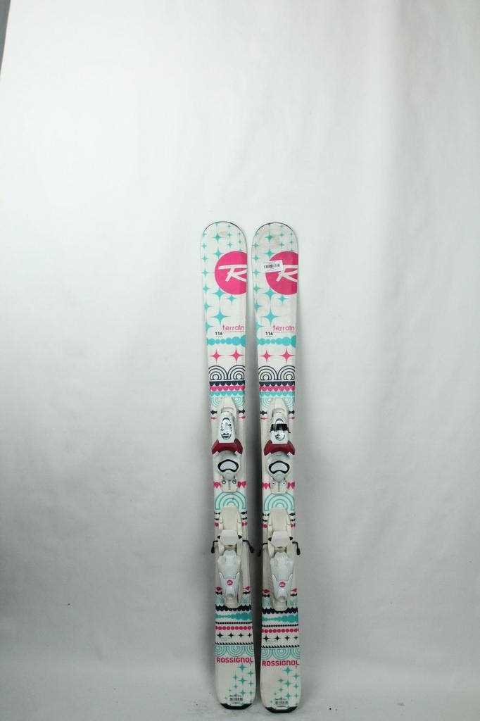 Refurbished - Ski - Rossignol Terrain pink - 116, Sport en Fitness, Skiën en Langlaufen, Ski, 100 tot 140 cm, Gebruikt, Rossignol