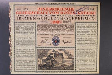 Oostenrijk K+K. Österreich Aktien und Anleihen vor 1945