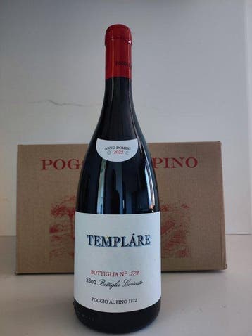 2022 Poggio al Pino 1872, Templare - Toscane IGT - 6 Flessen, Nieuw