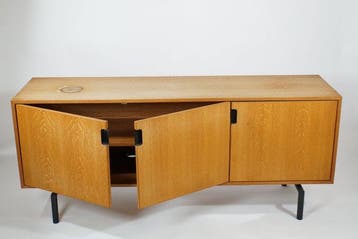 Dressoir - Metaal, fineer