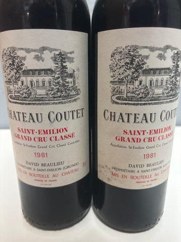 1981 Chateau Coutet - Saint-Émilion Grand Cru Classé - 2, Nieuw