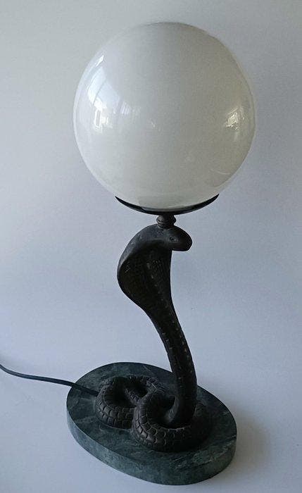 Ornement de lampe - Marbre, Bronze, Antiek en Kunst, Kunst | Designobjecten