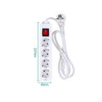 Winning Star ST-4048 - Stekkerdoos - 4-voudig met 3 meter, Ophalen of Verzenden