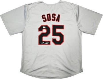 MLB - Sammy Sosa - Maillot de baseball blanc personnalisé -, Nieuw